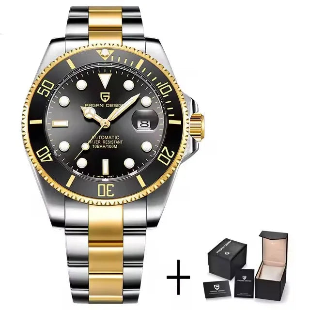 Pagani Design Mechanical Watch PD-1639 Japanese Movement Sapphire Glass Diver Style Elegant Timepiece for Men Automatic watches