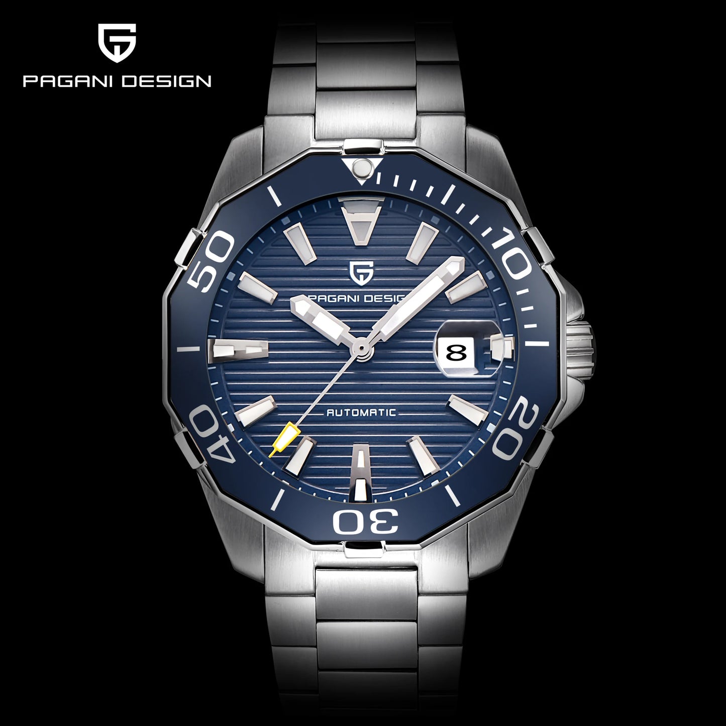2025 New Brand PAGANI DESIGN 1617 Men's Military Sport Mechanical Watches Waterproof Stainless Steel Top Brand Luxury Men Watch