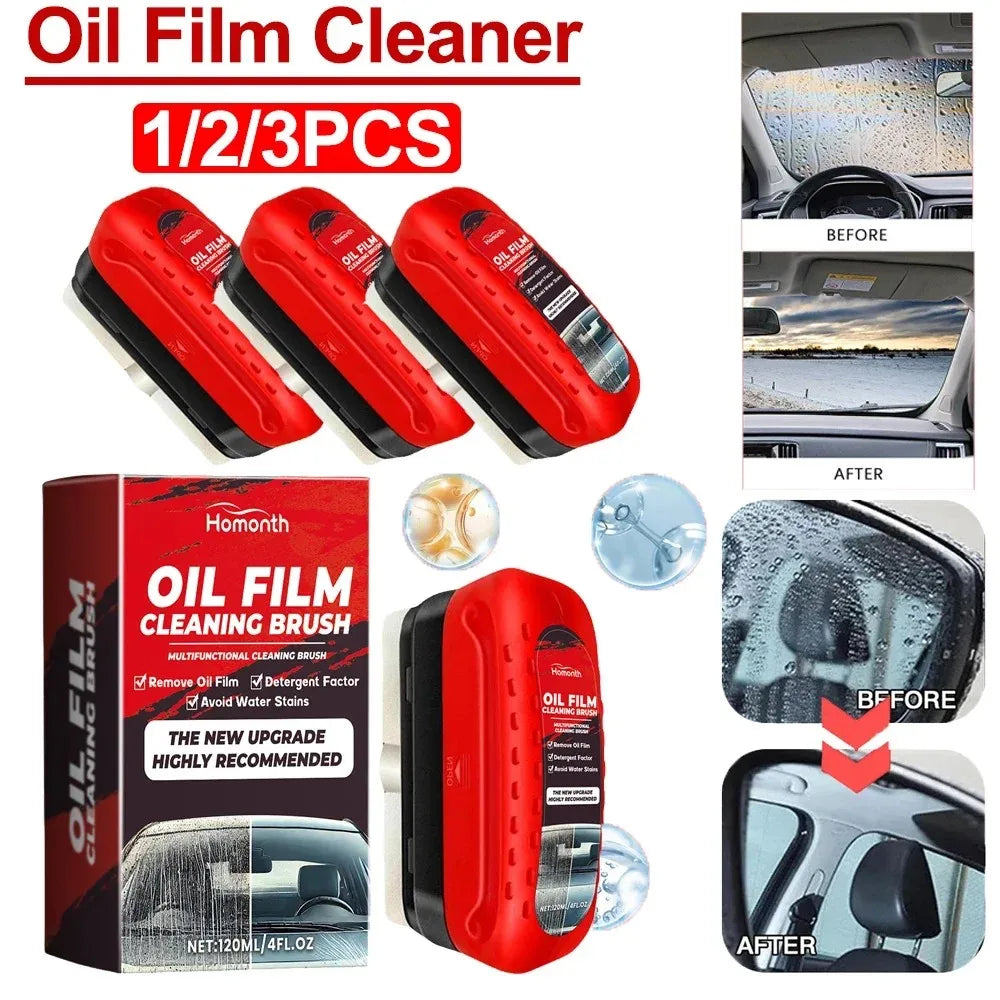 Glass Cleaning Board Universal Glass Cleaning Wipe Board Cleaning Glass Brush for Car Windshield Oil Film Cleaner Glass Coating