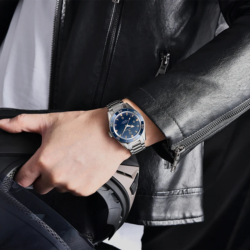 2024 New PAGANI Design 41mm Men's Automatic Mechanical Watch Classic Retro 200m Waterproof Business Sports Watches Reloj Hombre