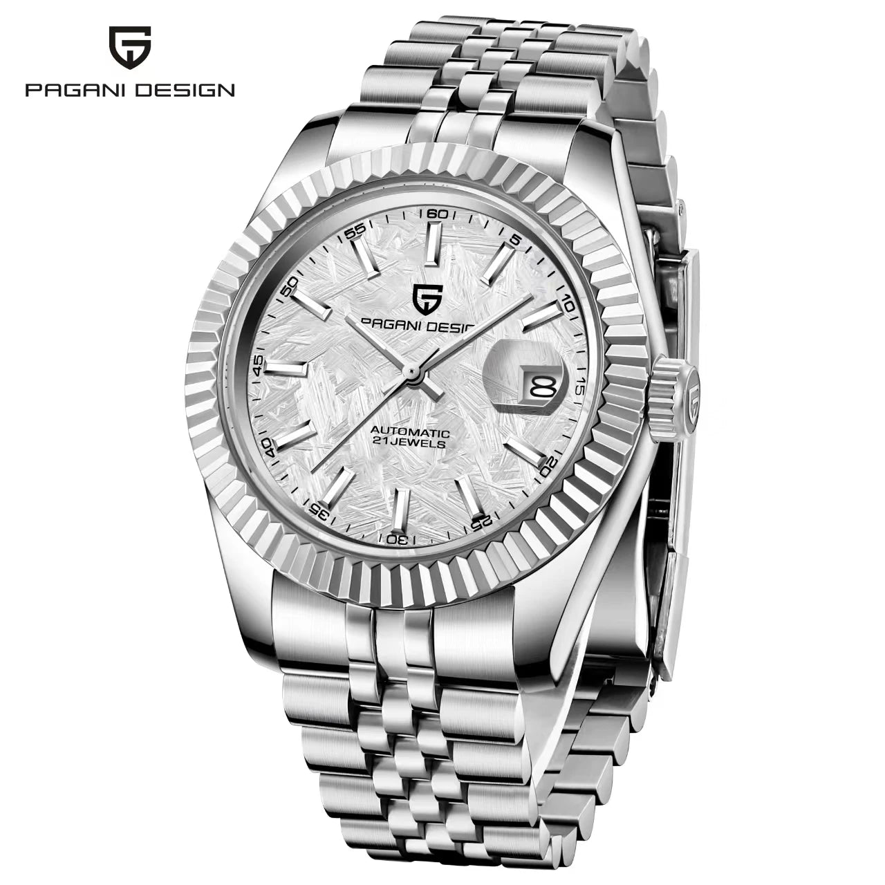 PAGANI DESIGN Man Mechanical Watch Top Brand Luxury Automatic Watch Stainless Steel 100m Waterproof Watch Men Clock Reloj Hombre