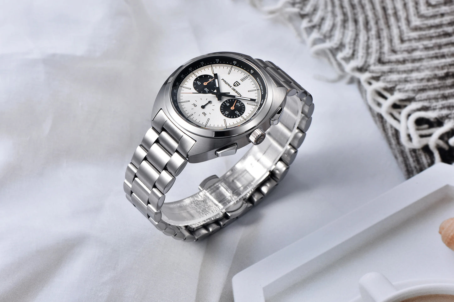 PAGANI DESIGN 2025 New Pilot Luxury Quartz Watch For Men Sport Chronograph AR Sapphire crystal Stainless steel Wrist watches Men