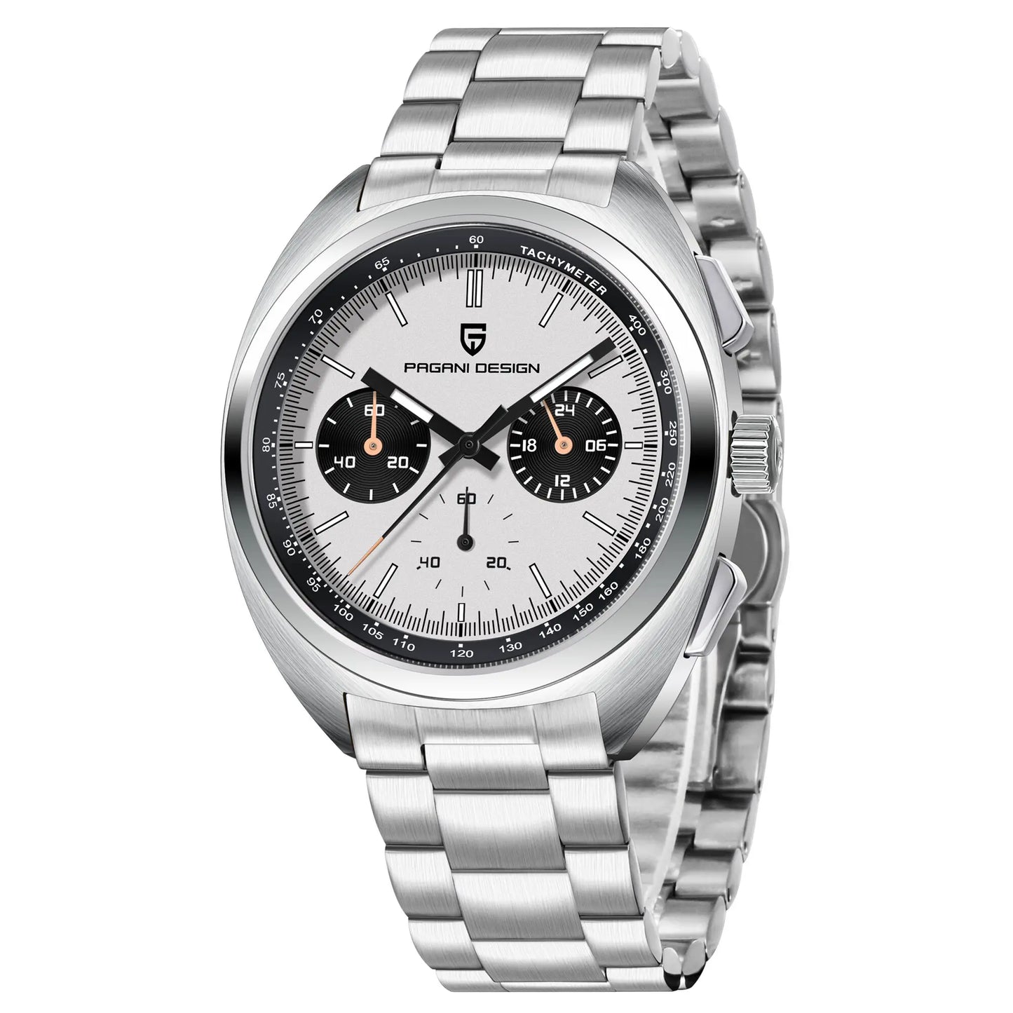 PAGANI DESIGN 2025 New Pilot Luxury Quartz Watch For Men Sport Chronograph AR Sapphire crystal Stainless steel Wrist watches Men