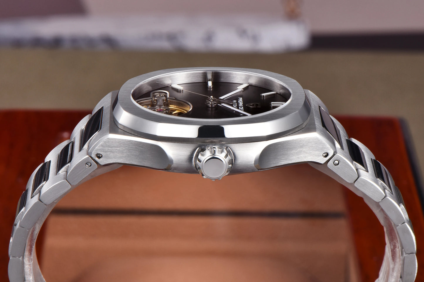 PAGANI DESIGN men's watch new mechanical automatic watch men's luxury stainless steel AR Sapphire crystal luminous men's watch