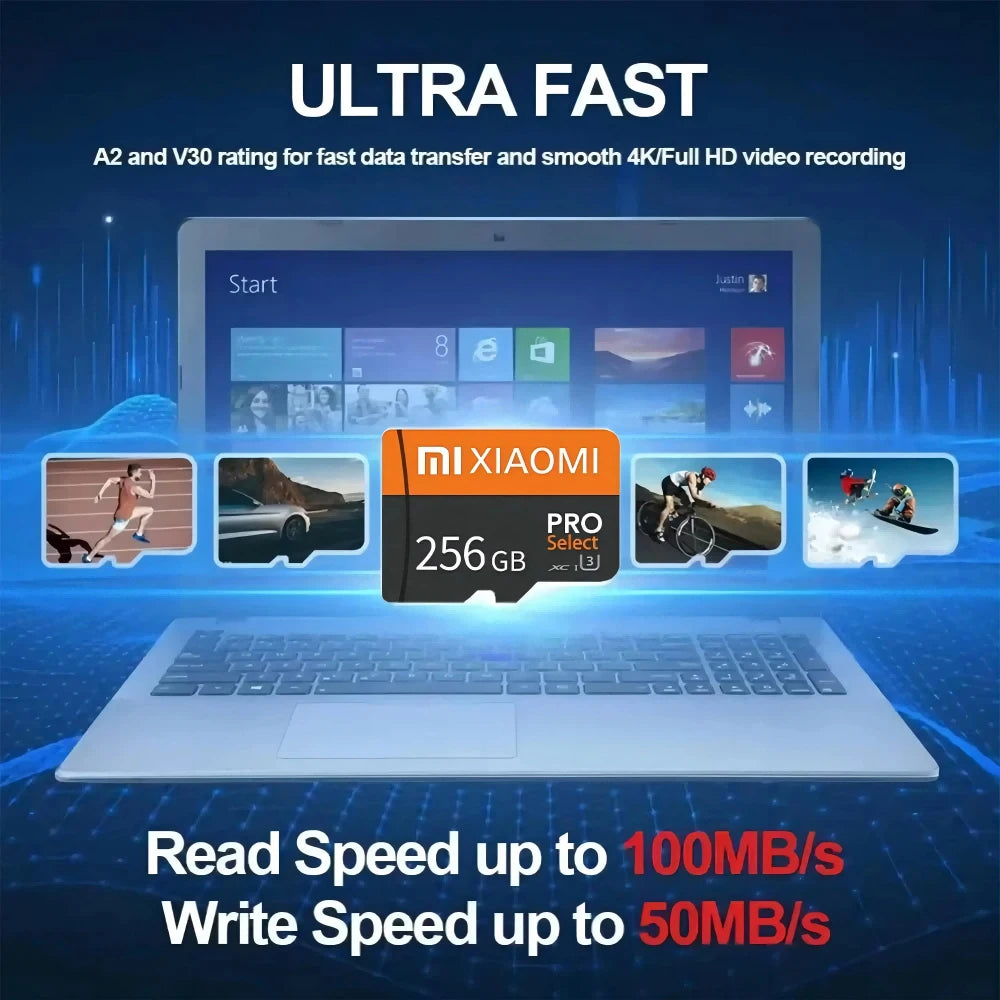 Xiaomi High Speed 2TB SD Card1TB Memory Card 512GB Ultra Fast Read Write Micro TF SD Card 128GB 256GB Class 10 For Camera/Phone