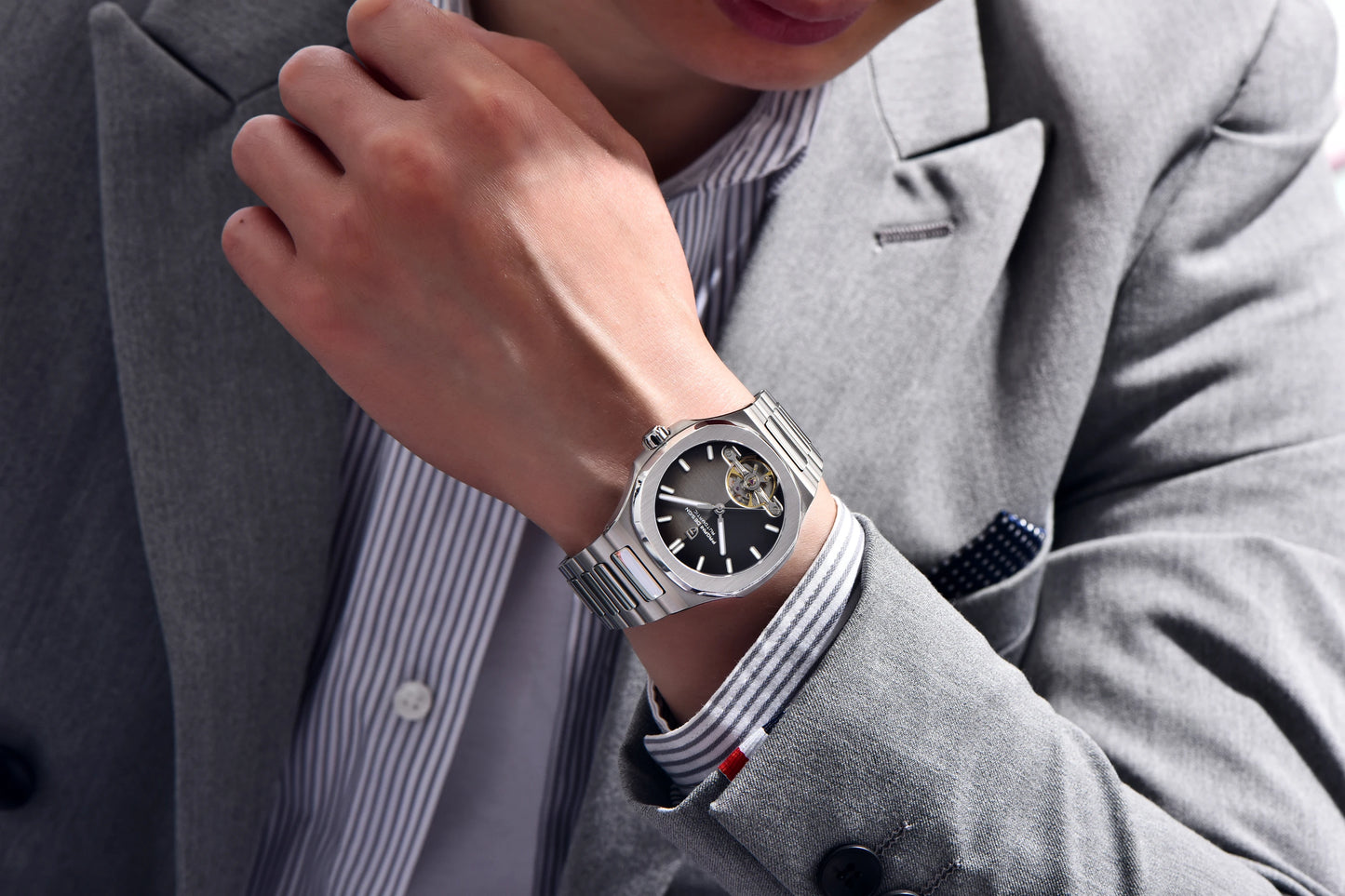 PAGANI DESIGN men's watch new mechanical automatic watch men's luxury stainless steel AR Sapphire crystal luminous men's watch
