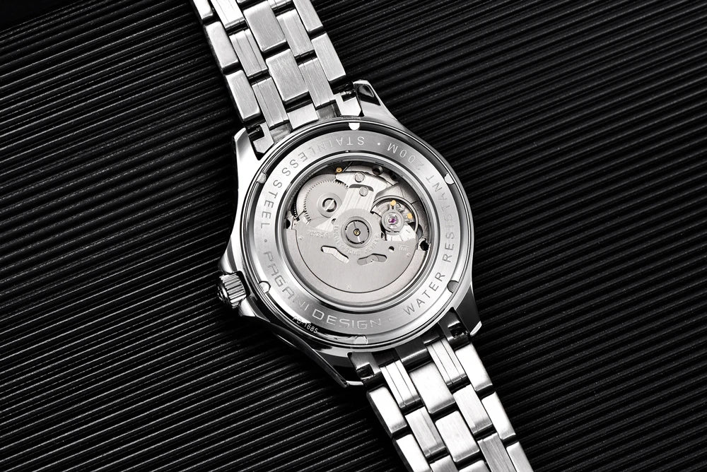 PAGANI DESIGN Men's Watches with Gift Box 2025 New Luxury Automatic Watch Mechanical Wristwatches Sapphire Ceramic Bezel Clocks