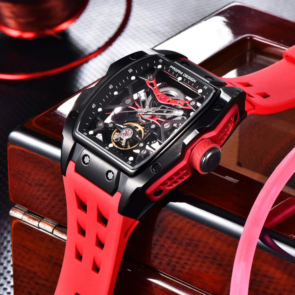 PAGANI DESIGN new hollowed out mechanical automatic watch waterproof luminous watch luxurious top-level trendy watches for man