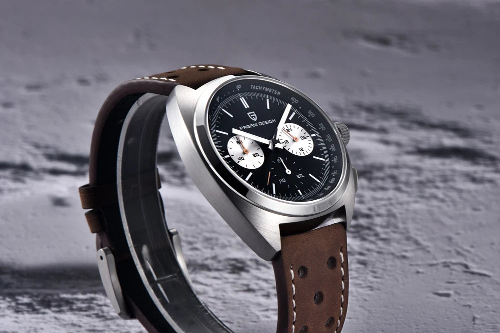 PAGANI DESIGN 2025 Men's Watch Multifunctional Chronograph Watches For Man Luxury Quartz Wristwatch AR Sapphire Luminous Clocks