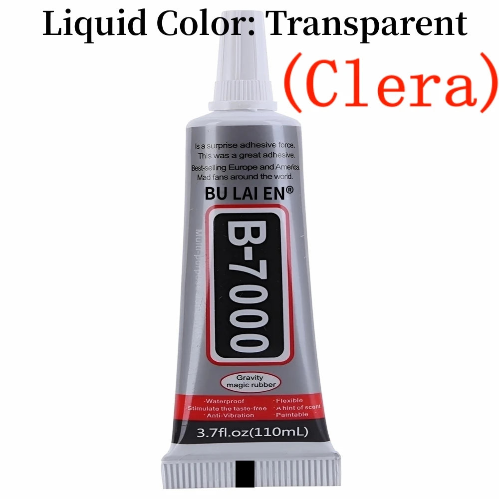 15ML 50ML 110ML B-7000 Clear Contact Phone Repair Adhesive Universal Glass Plastic DIY Glue T7000 with Precision Applicator Glue