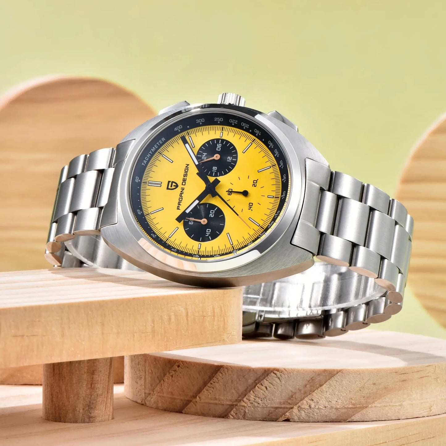 PAGANI DESIGN 2025 New Pilot Luxury Quartz Watch For Men Sport Chronograph AR Sapphire crystal Stainless steel Wrist watches Men