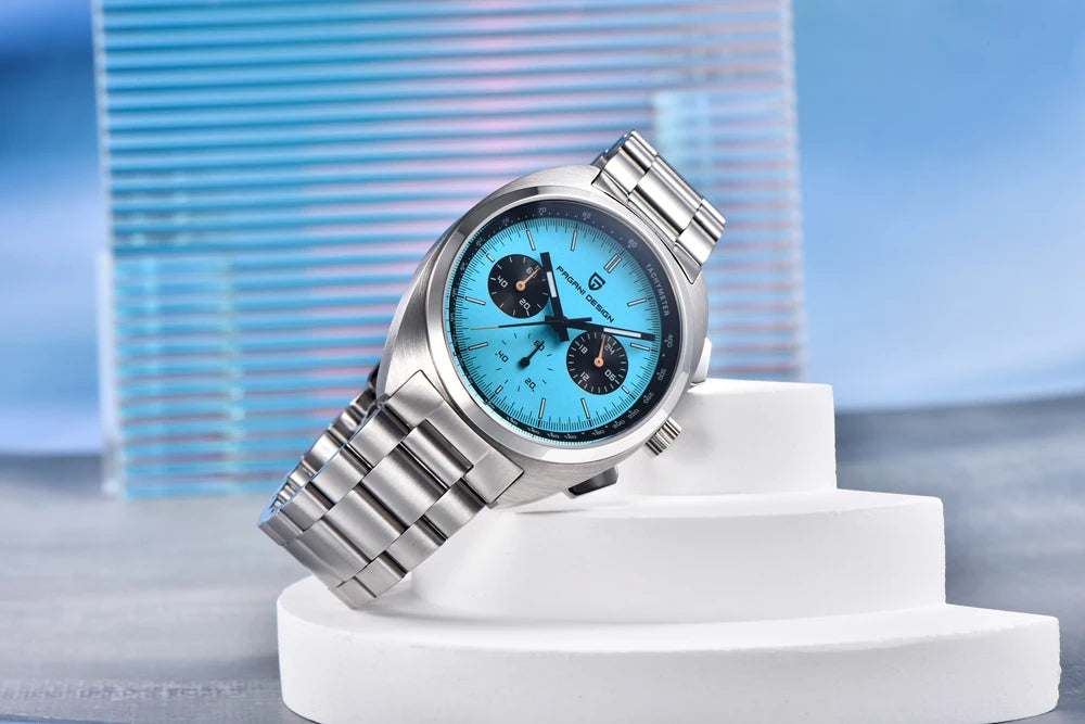 PAGANI DESIGN 2025 Men's Watch Multifunctional Chronograph Watches For Man Luxury Quartz Wristwatch AR Sapphire Luminous Clocks