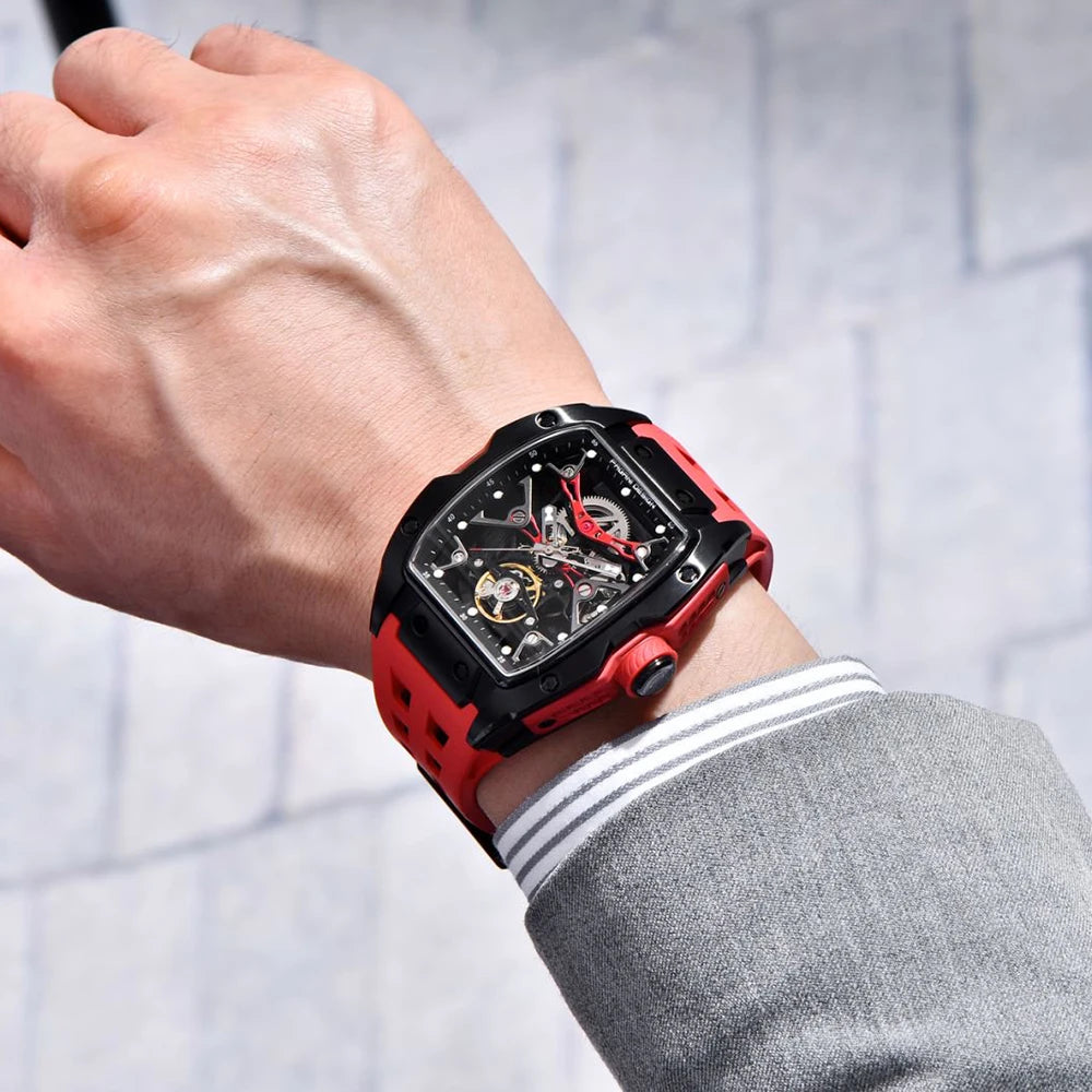 PAGANI DESIGN new hollowed out mechanical automatic watch waterproof luminous watch luxurious top-level trendy watches for man