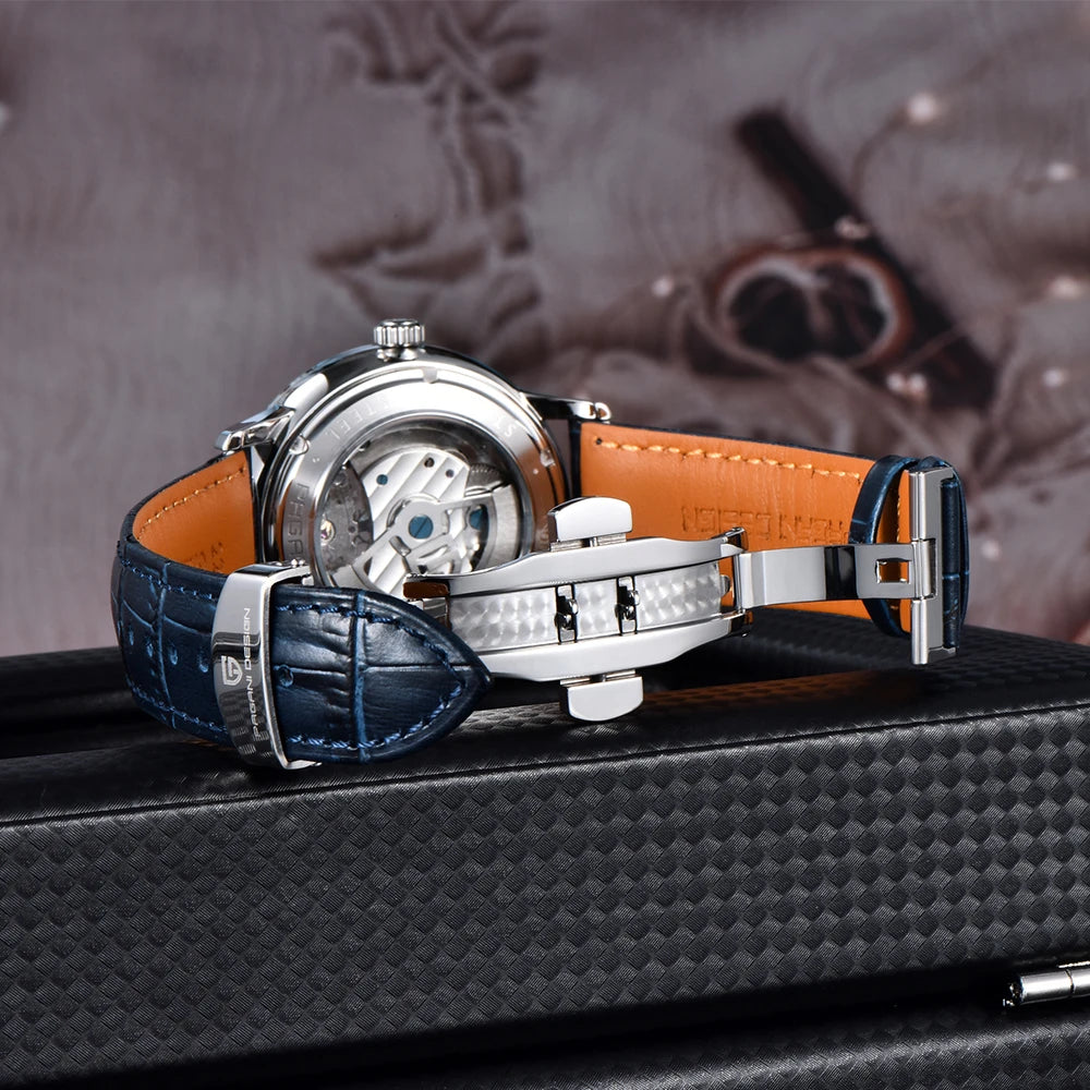 PAGANI DESIGN 2025 New Mechanical Tourbillon Men's watches 42mm Dial 100M Waterproof Watch Luminous Luxury Automatic Man watch