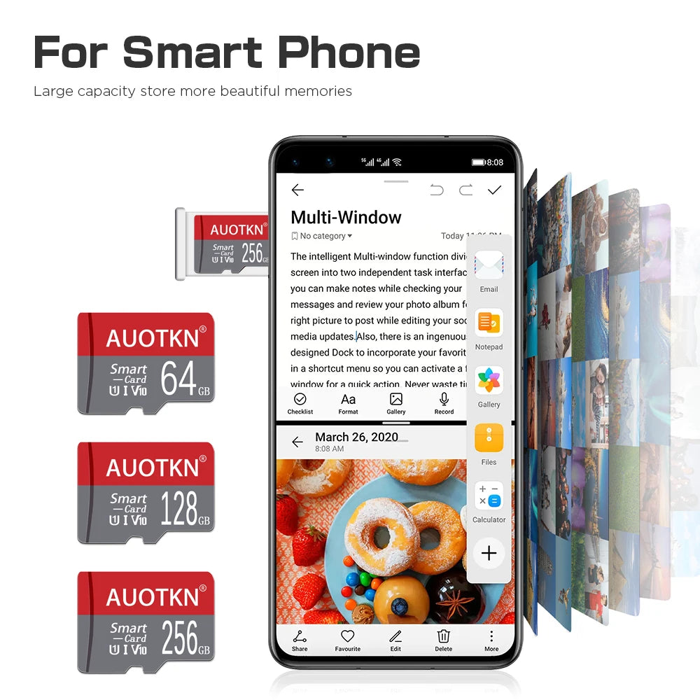 256GB Micro tf sd card Class10 128GB Mini SD Card TF Flash Card 64GB SDXC 32GB 16GB Memory Card for smartphone Monitoring Camera