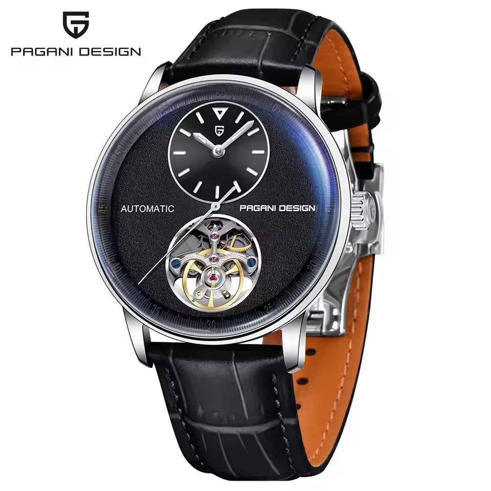 PAGANI DESIGN 2025 New Mechanical Tourbillon Men's watches 42mm Dial 100M Waterproof Watch Luminous Luxury Automatic Man watch