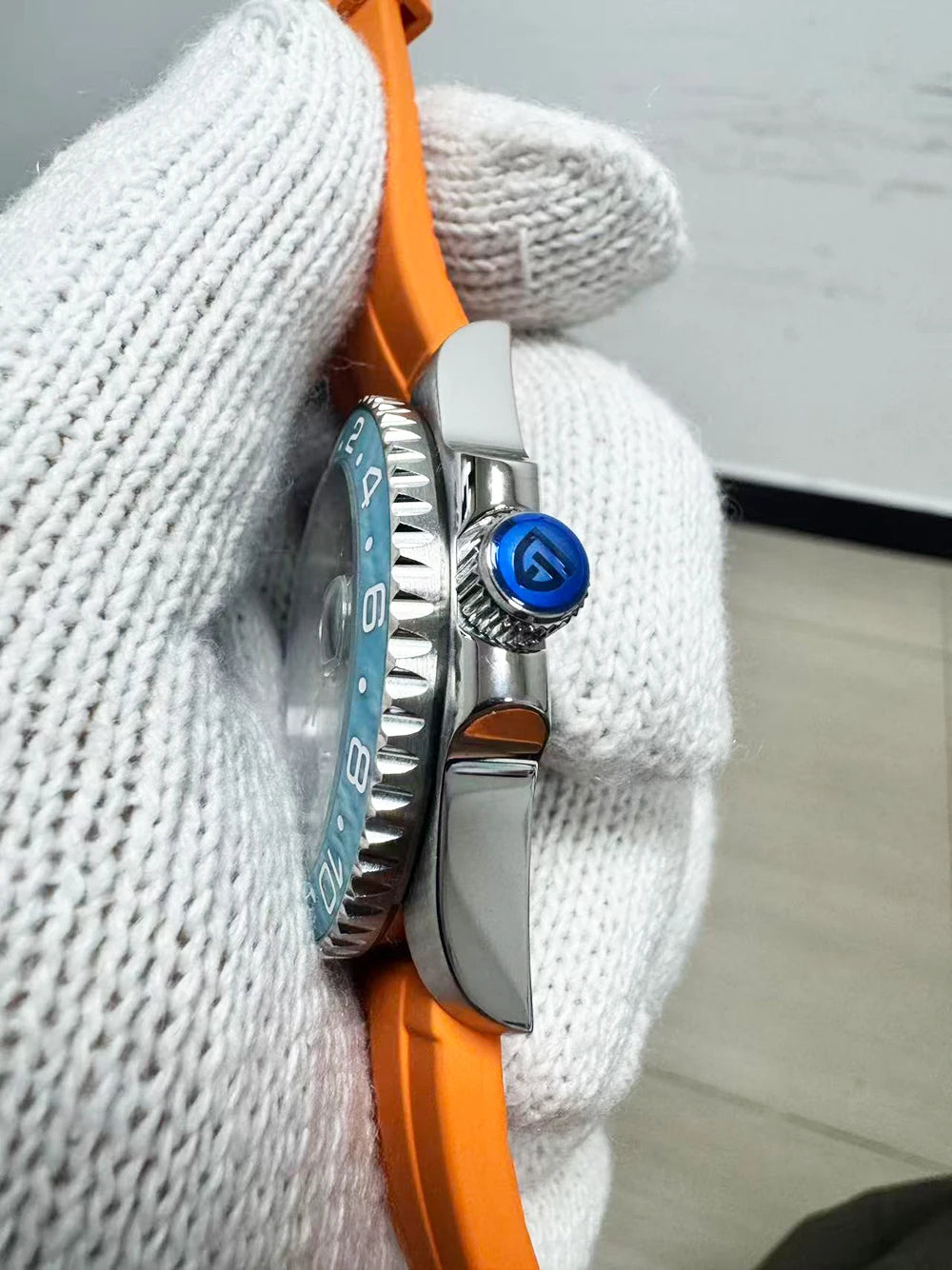 PAGANI DESIGN New Fashion Luxury Watch Mechanical Automatic Watch Sports Waterproof Rubber Rotating Frame Luminous Watch for Man