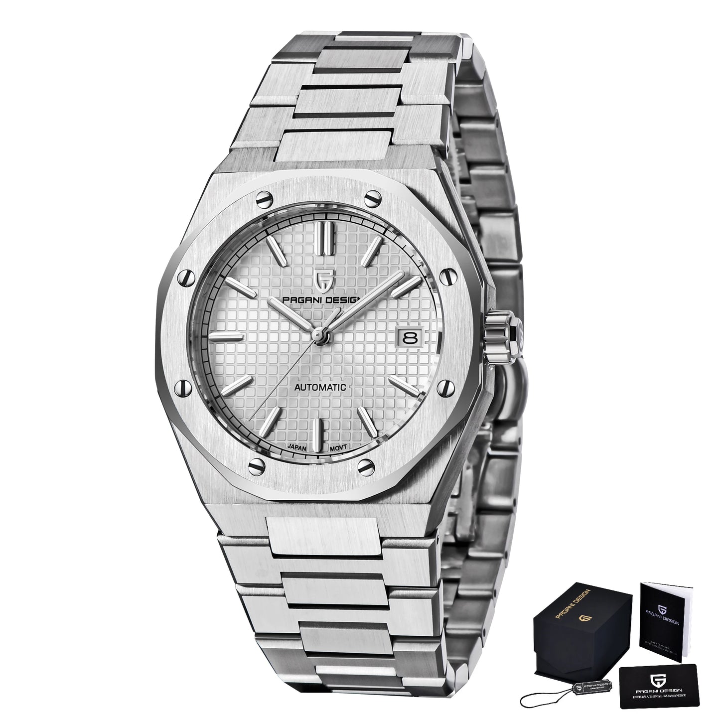 PAGANI DESIGN 2025 New 8215 Men's Automatic Mechanical Watch 40MM Sapphire Stainless Steel Waterproof 10Bar reloj hombre