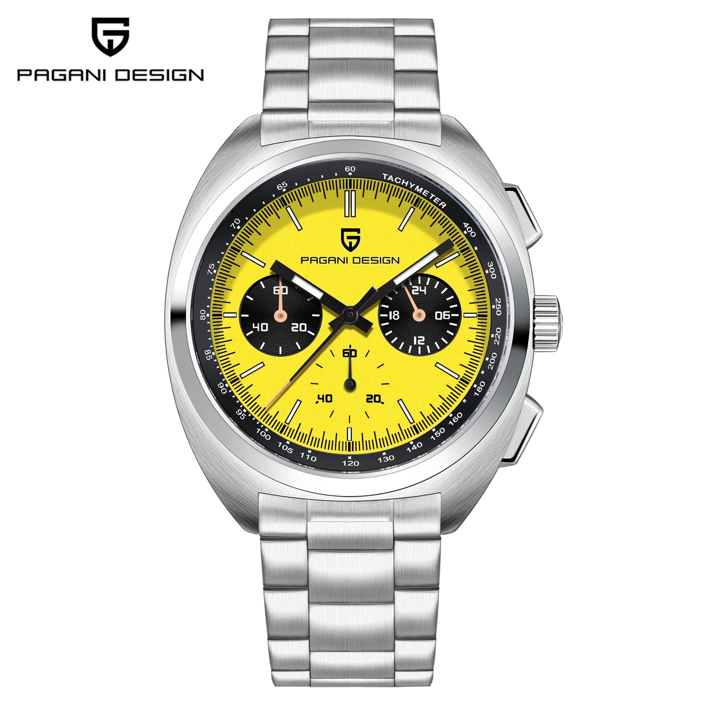PAGANI DESIGN 2025 Men's Watch Multifunctional Chronograph Watches For Man Luxury Quartz Wristwatch AR Sapphire Luminous Clocks