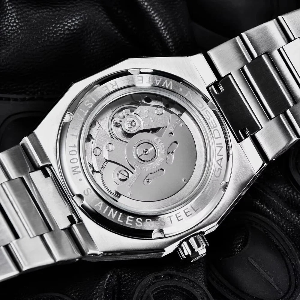 PAGANI DESIGN 2025 New 8215 Men's Automatic Mechanical Watch 40MM Sapphire Stainless Steel Waterproof 10Bar reloj hombre