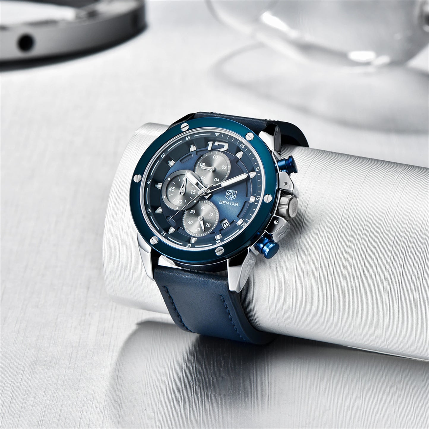 BENYAR Top Luxury Brand 2023 New Men's Watches Multifunction Quartz Sport Chronograph Watches Men Wrist Watch Relogio Masculino