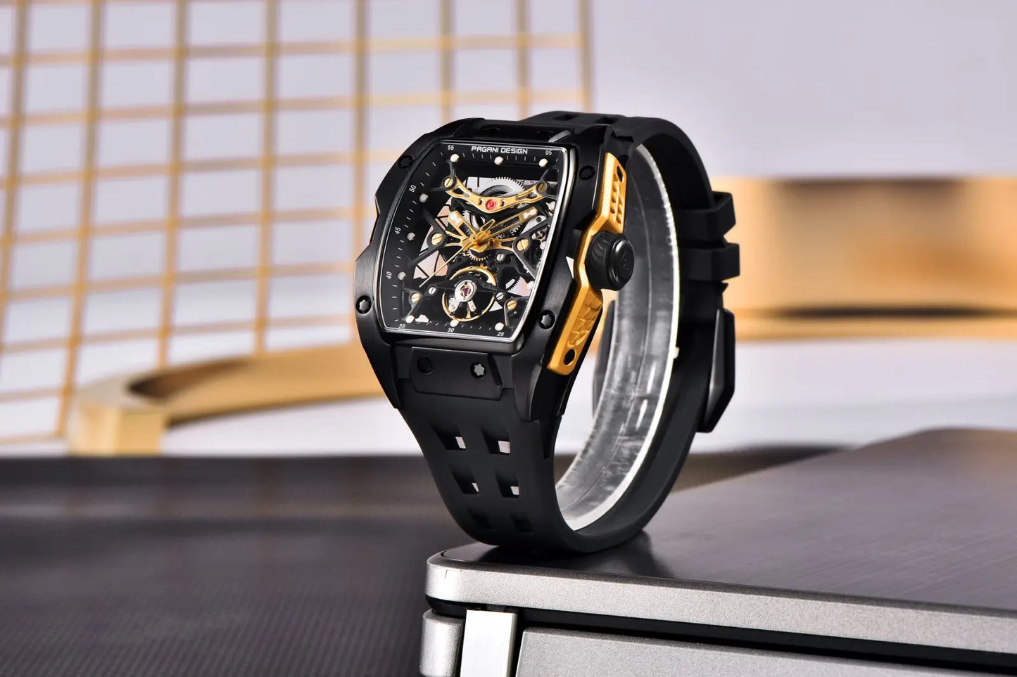 PAGANI DESIGN new hollowed out mechanical automatic watch waterproof luminous watch luxurious top-level trendy watches for man