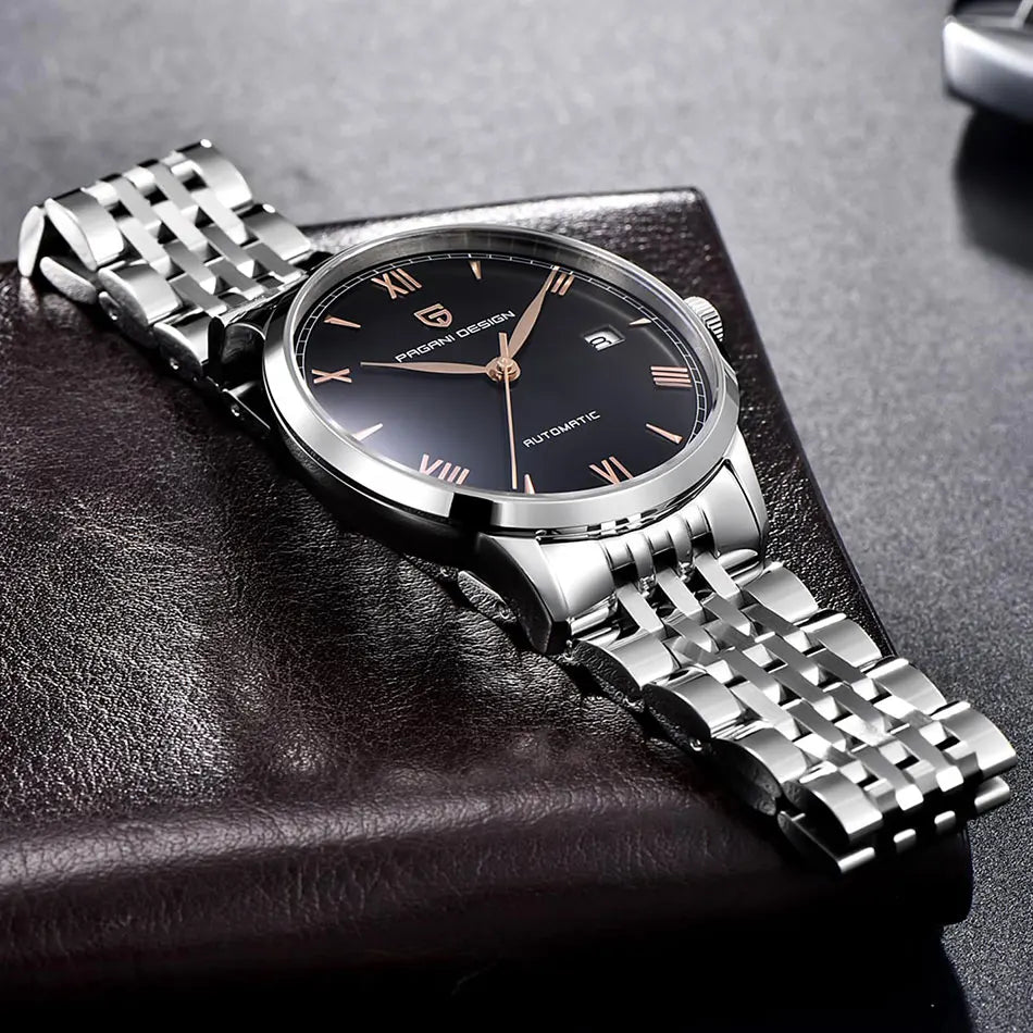 PAGANI DESIGN 40mm Men's Watch NH35 Mechanical Watch Top Brand Sapphire Glass Clock Stainless Steel Waterproof Automatic Watches