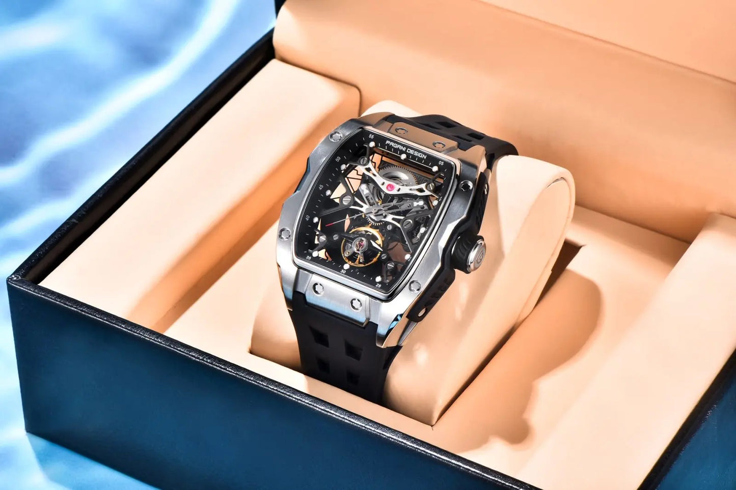 PAGANI DESIGN new hollowed out mechanical automatic watch waterproof luminous watch luxurious top-level trendy watches for man