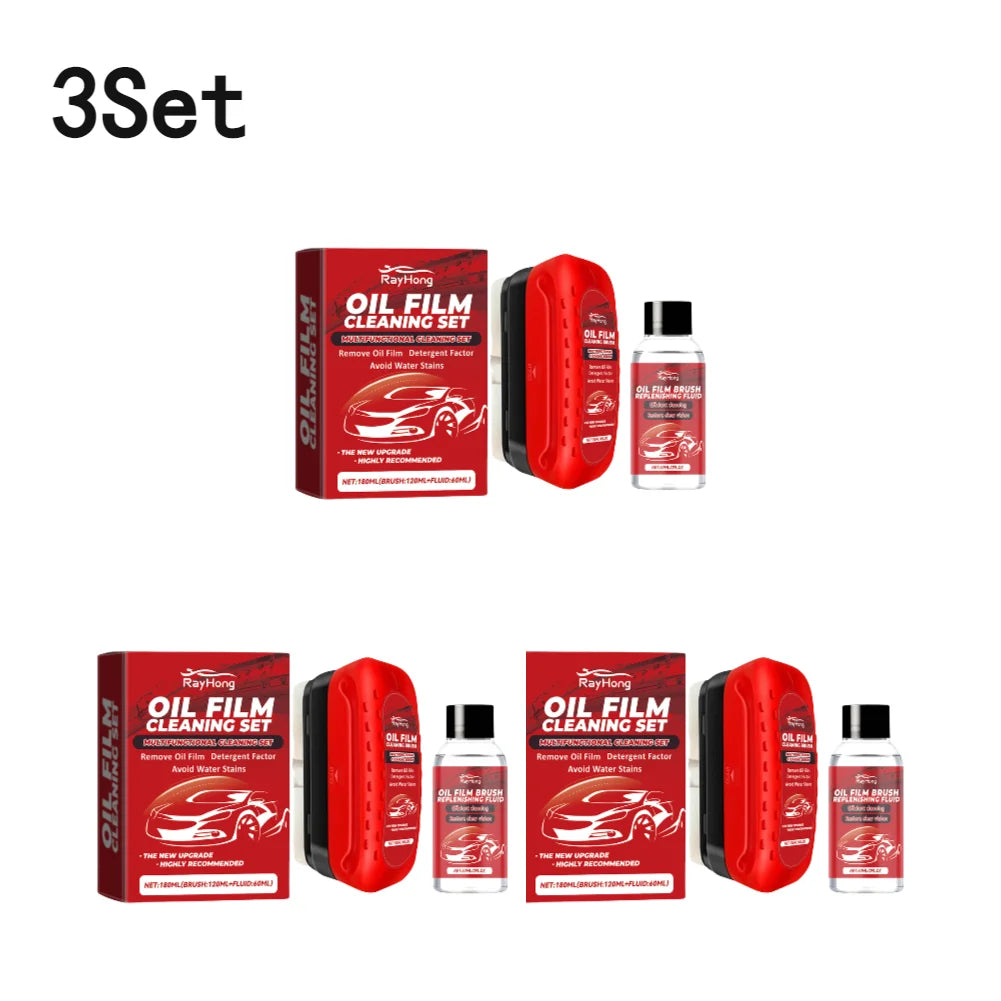 Glass Cleaning Board with Glass Oil Refill Universal Glass Cleaning Wipe Board Dust Remover Automobile Windshield Wiper Tools