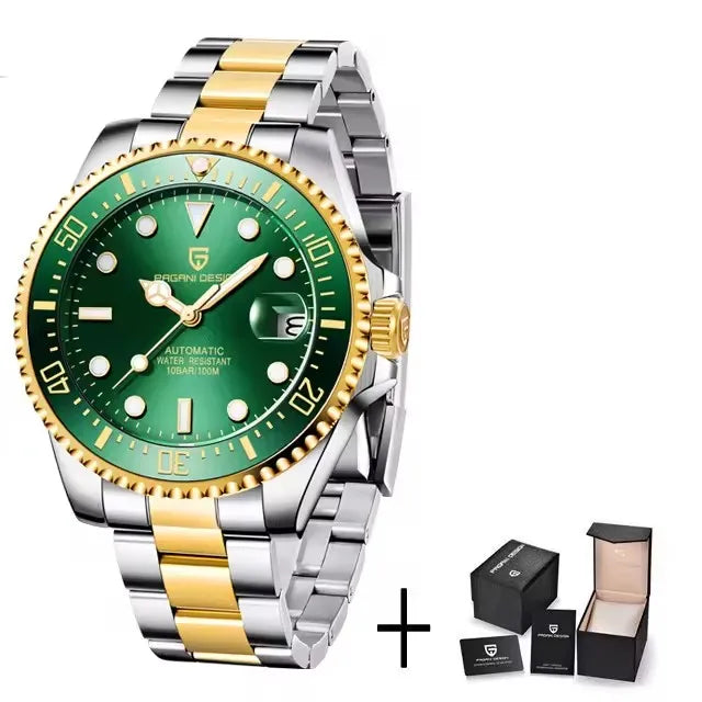 Pagani Design Mechanical Watch PD-1639 Japanese Movement Sapphire Glass Diver Style Elegant Timepiece for Men Automatic watches