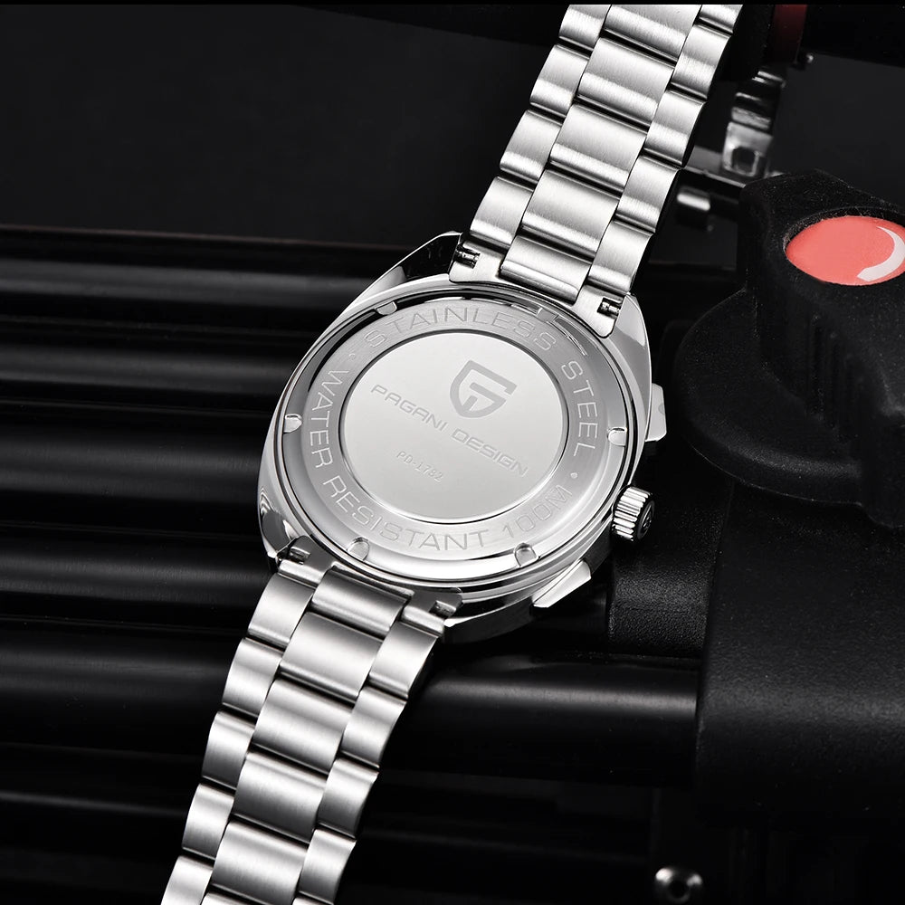 PAGANI DESIGN 2025 Men's Watch Multifunctional Chronograph Watches For Man Luxury Quartz Wristwatch AR Sapphire Luminous Clocks