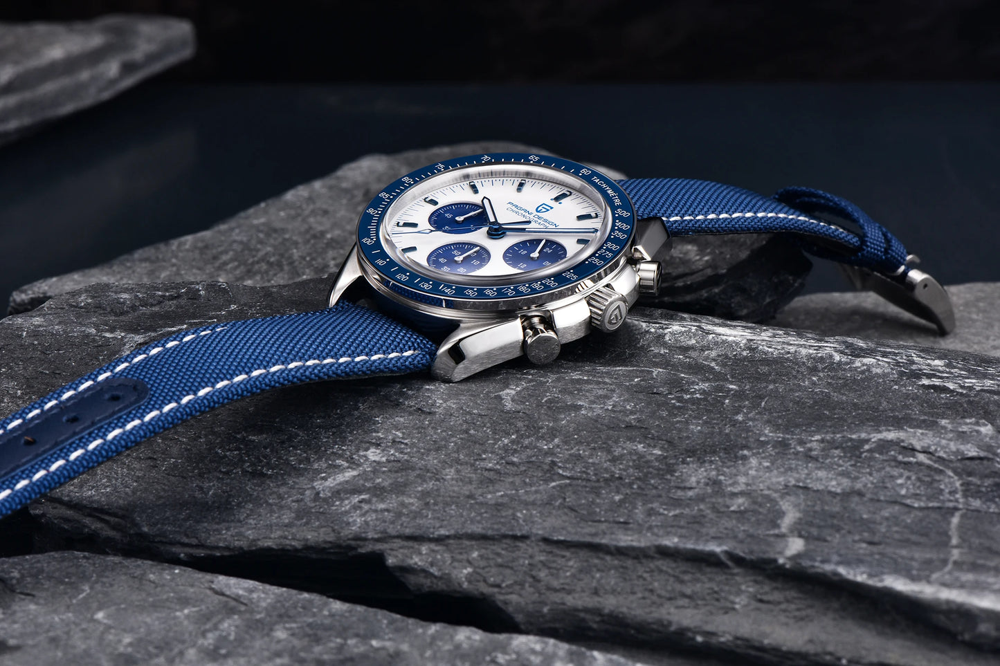 PAGANI DESIGN 2025 New Moon Watch For Men Quartz Multifunction Chronograph Sports Mens Watches Top Brand Luxury Sapphire Mirror