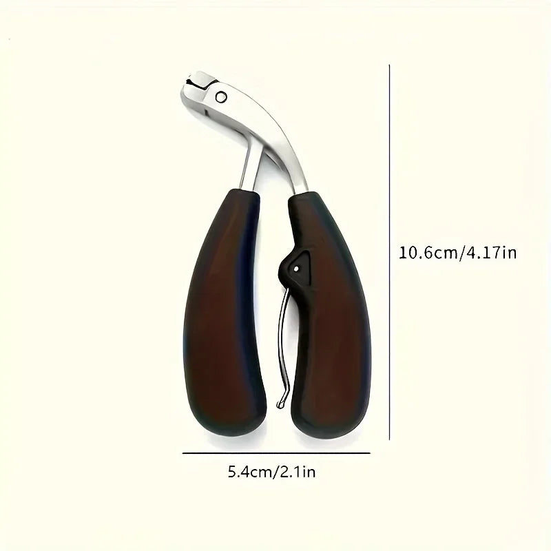 Stainless Steel Elbow Nail Clippers with Large Opening Nail Clippers Set Decoration Nail Cutter Tools