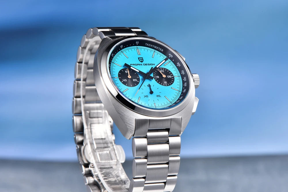 PAGANI DESIGN 2025 Men's Watch Multifunctional Chronograph Watches For Man Luxury Quartz Wristwatch AR Sapphire Luminous Clocks