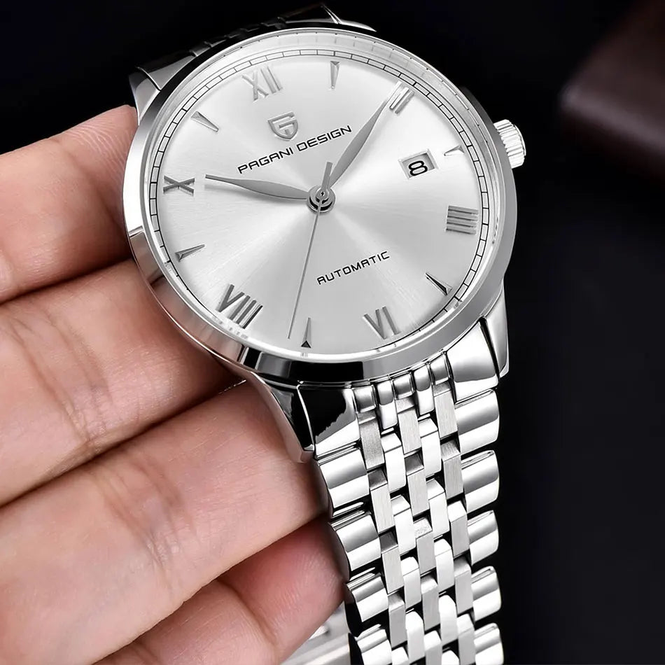 PAGANI DESIGN 40mm Men's Watch NH35 Mechanical Watch Top Brand Sapphire Glass Clock Stainless Steel Waterproof Automatic Watches