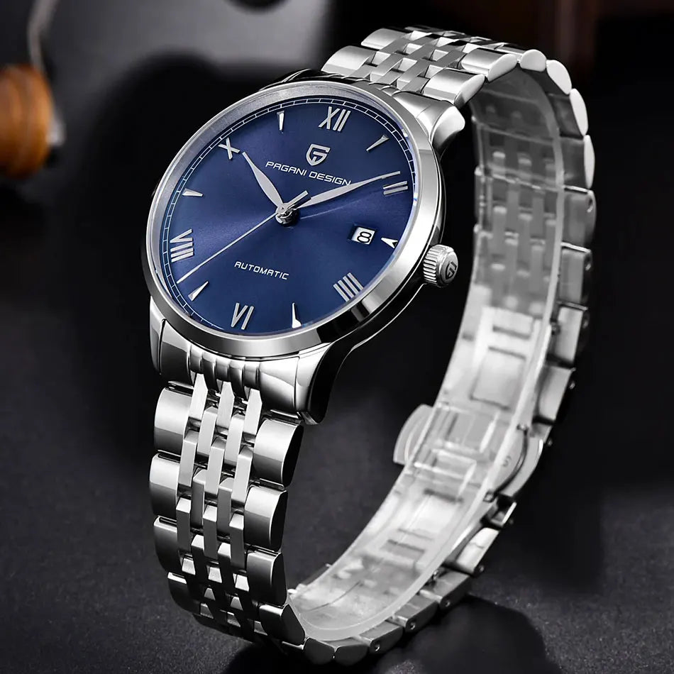 PAGANI DESIGN 40mm Men's Watch NH35 Mechanical Watch Top Brand Sapphire Glass Clock Stainless Steel Waterproof Automatic Watches