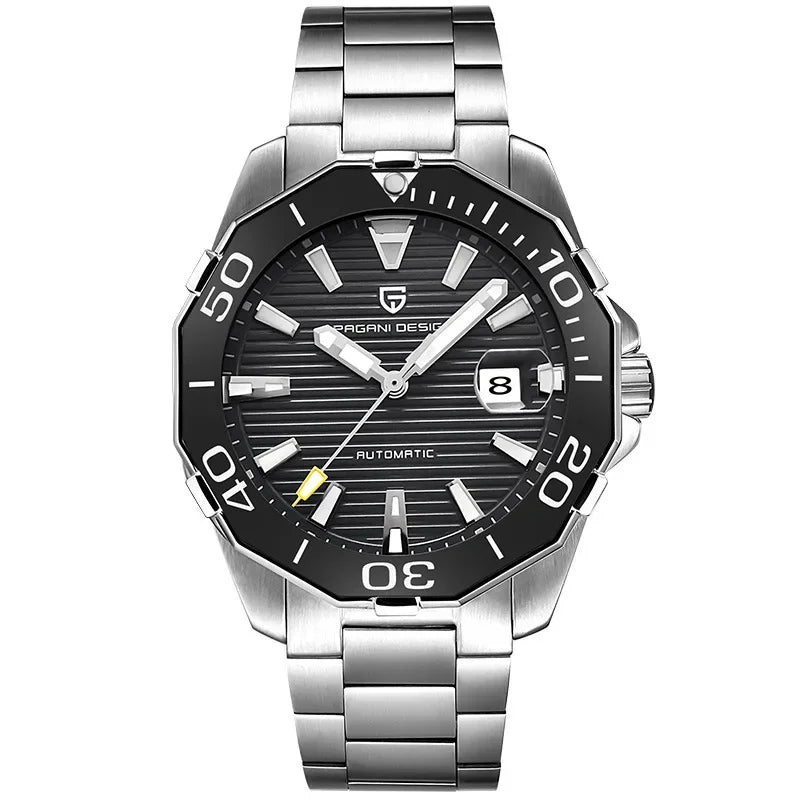 2025 New Brand PAGANI DESIGN 1617 Men's Military Sport Mechanical Watches Waterproof Stainless Steel Top Brand Luxury Men Watch