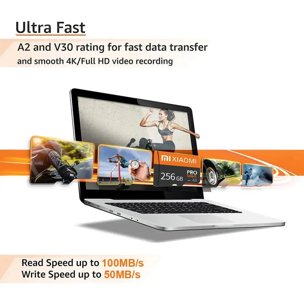 Xiaomi High Speed 2TB SD Card1TB Memory Card 512GB Ultra Fast Read Write Micro TF SD Card 128GB 256GB Class 10 For Camera/Phone