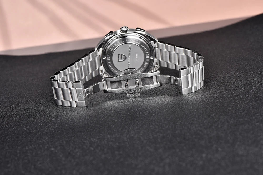 PAGANI DESIGN 2025 Men's Watch Multifunctional Chronograph Watches For Man Luxury Quartz Wristwatch AR Sapphire Luminous Clocks