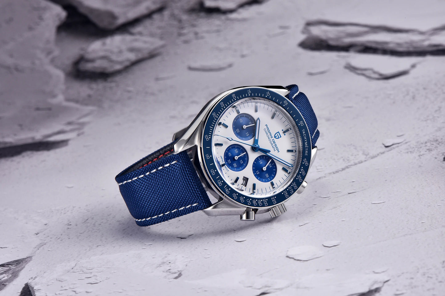 PAGANI DESIGN 2025 New Moon Watch For Men Quartz Multifunction Chronograph Sports Mens Watches Top Brand Luxury Sapphire Mirror