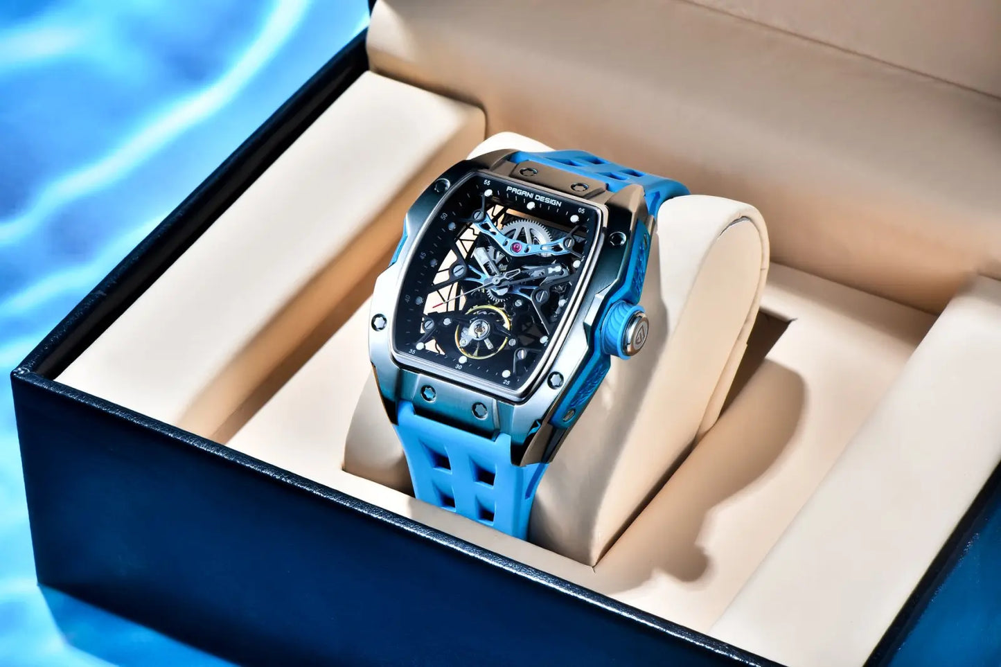 PAGANI DESIGN new hollowed out mechanical automatic watch waterproof luminous watch luxurious top-level trendy watches for man