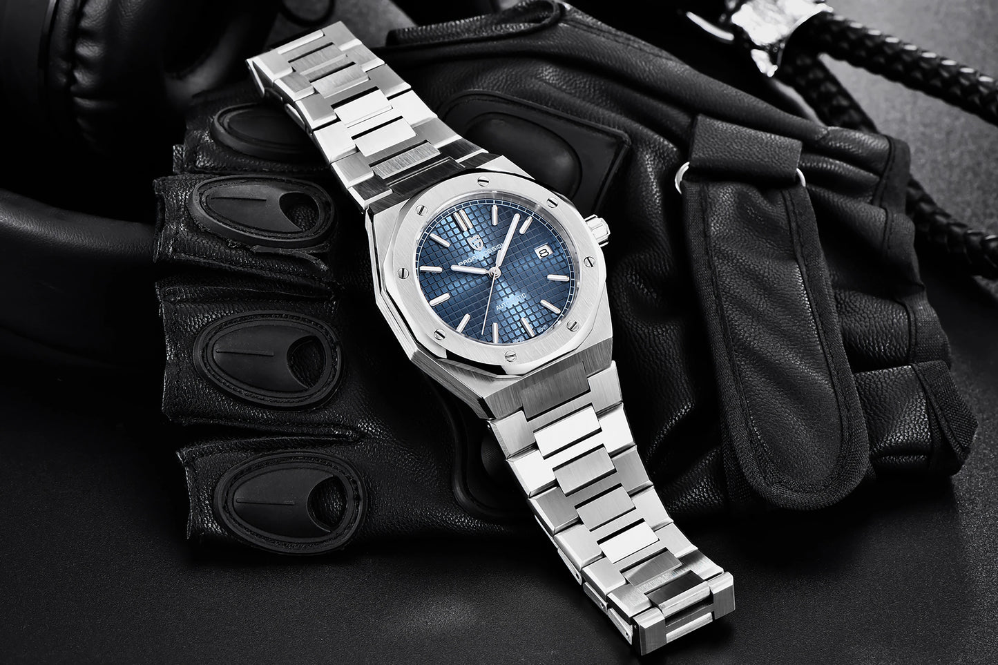 PAGANI DESIGN 2025 New 8215 Men's Automatic Mechanical Watch 40MM Sapphire Stainless Steel Waterproof 10Bar reloj hombre