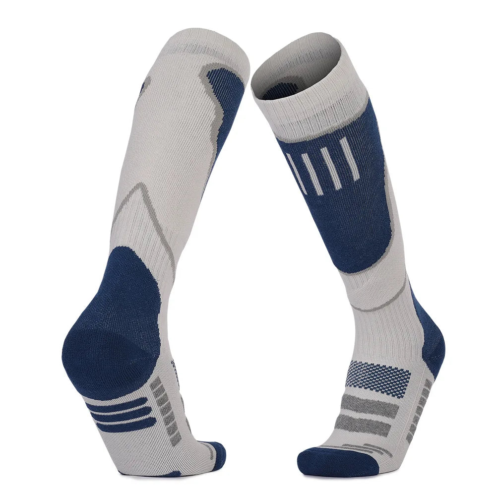 1 Pair Merino Wool Thermal Socks Men Women Winter Long Warm Compression Socks for Ski Hiking Snowboarding Climbing Sports Socks