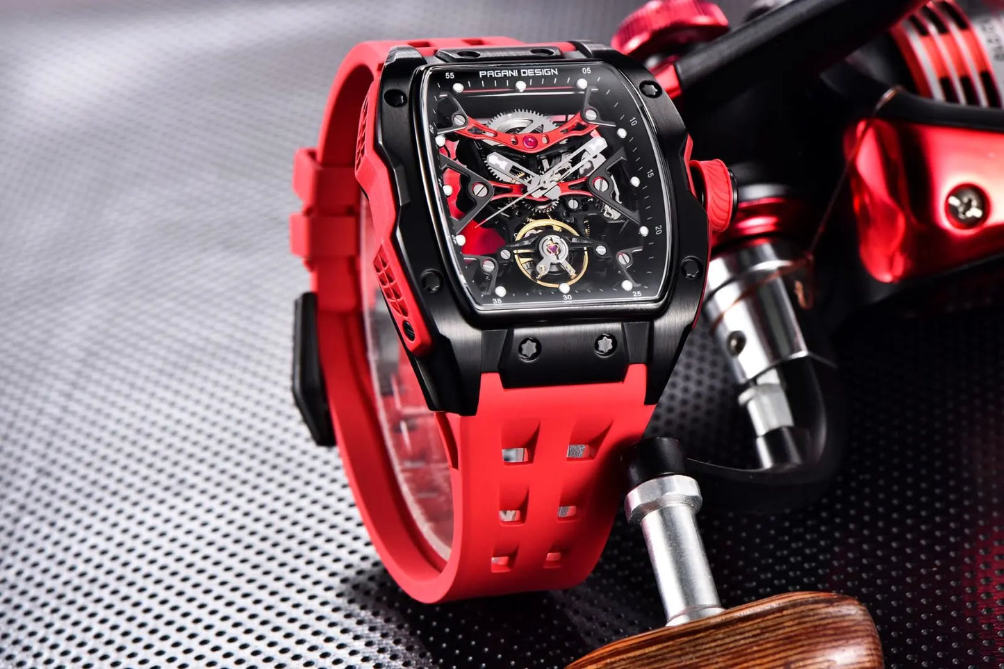 PAGANI DESIGN new hollowed out mechanical automatic watch waterproof luminous watch luxurious top-level trendy watches for man