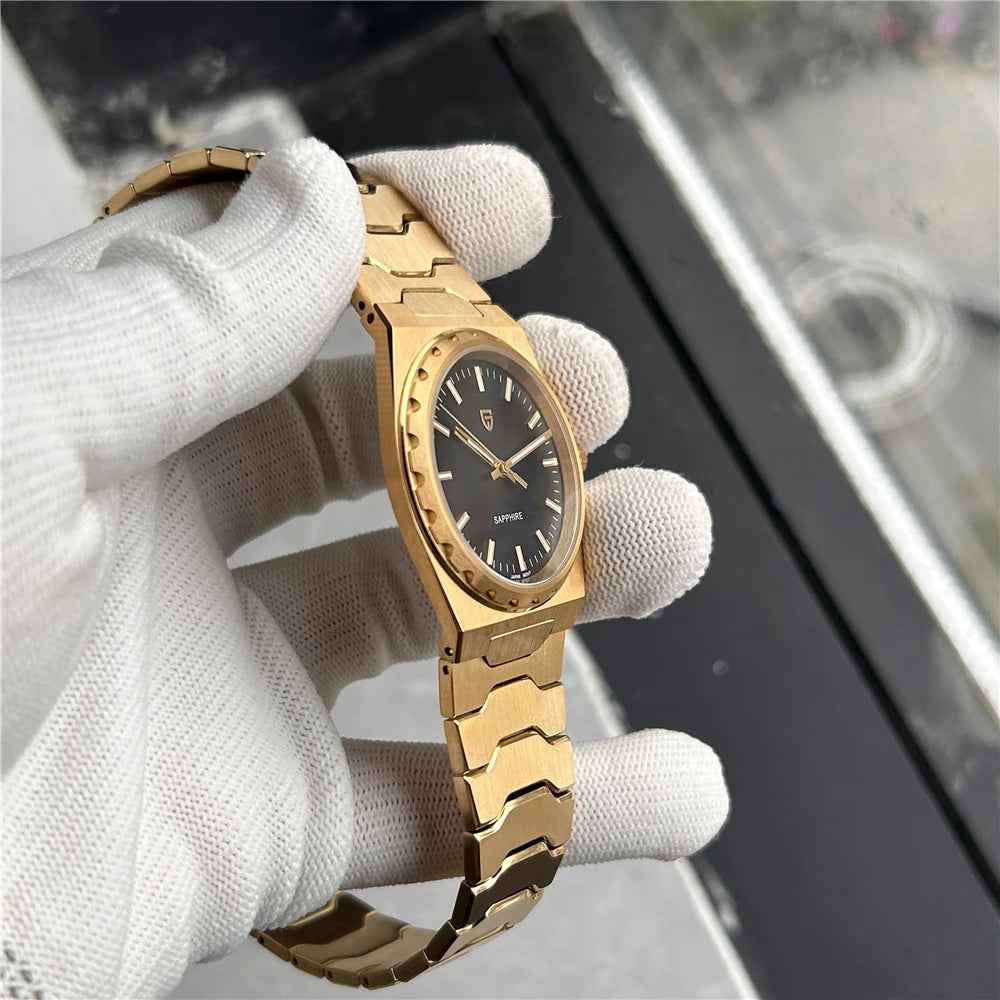 PAGANI DESIGN 2025 New VJ21 Fashion Man Quartz Watch V2 Sapphire 10Bar Waterproof Thin 7MM Luminous C3 Upgrade reloj hombre
