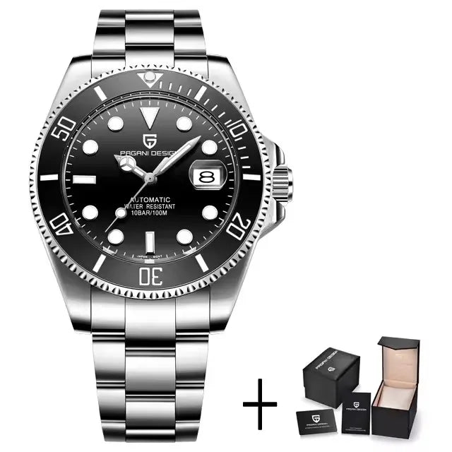 Pagani Design Mechanical Watch PD-1639 Japanese Movement Sapphire Glass Diver Style Elegant Timepiece for Men Automatic watches