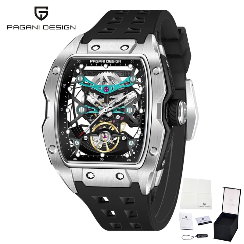 PAGANI DESIGN new hollowed out mechanical automatic watch waterproof luminous watch luxurious top-level trendy watches for man