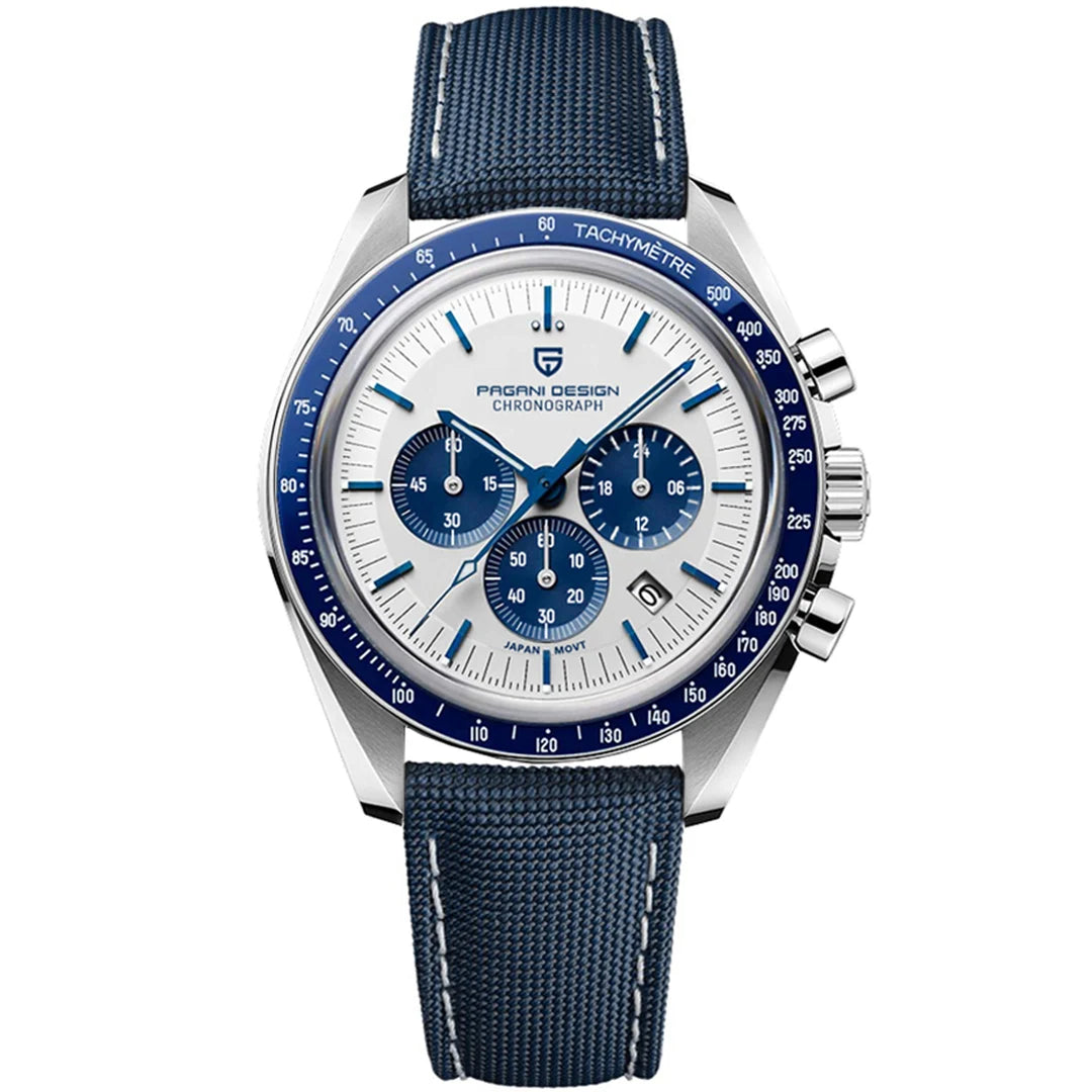 PAGANI DESIGN 2025 New Moon Watch For Men Quartz Multifunction Chronograph Sports Mens Watches Top Brand Luxury Sapphire Mirror