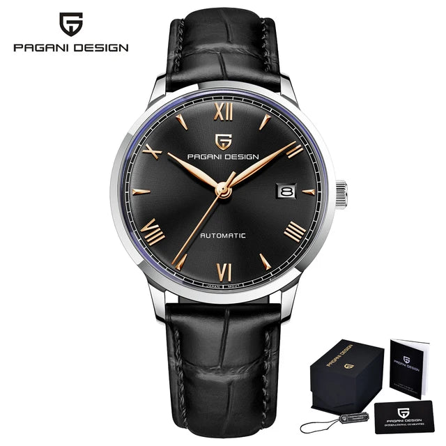 PAGANI DESIGN 40mm Men's Watch NH35 Mechanical Watch Top Brand Sapphire Glass Clock Stainless Steel Waterproof Automatic Watches