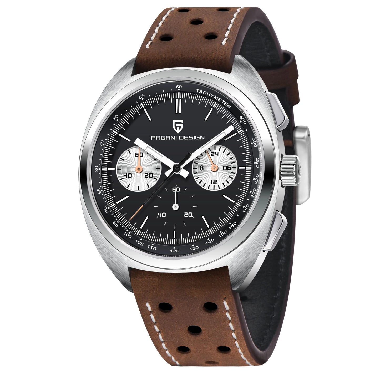 PAGANI DESIGN 2025 New Pilot Luxury Quartz Watch For Men Sport Chronograph AR Sapphire crystal Stainless steel Wrist watches Men